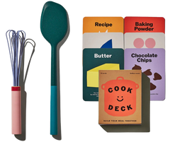 Kids Set - Pink Whisk, Green Spatula