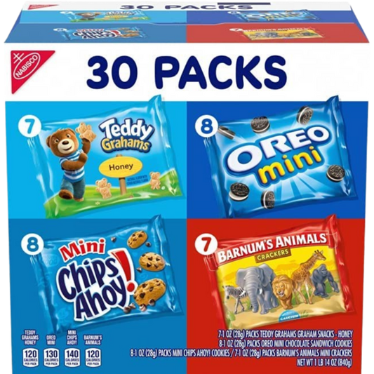 Nabisco Team Favorites Variety Pack (30 CT)