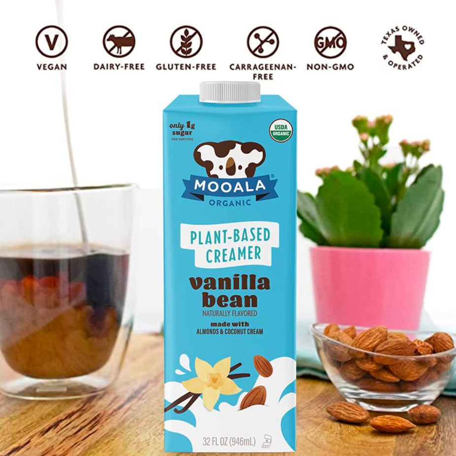 Organic Plant-Based Vanilla Bean Creamer (2 Pack)