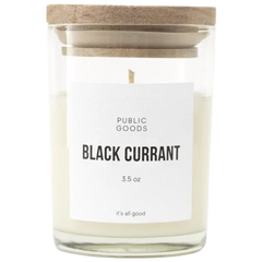 Black Currant Soy Candle Wooden Lid