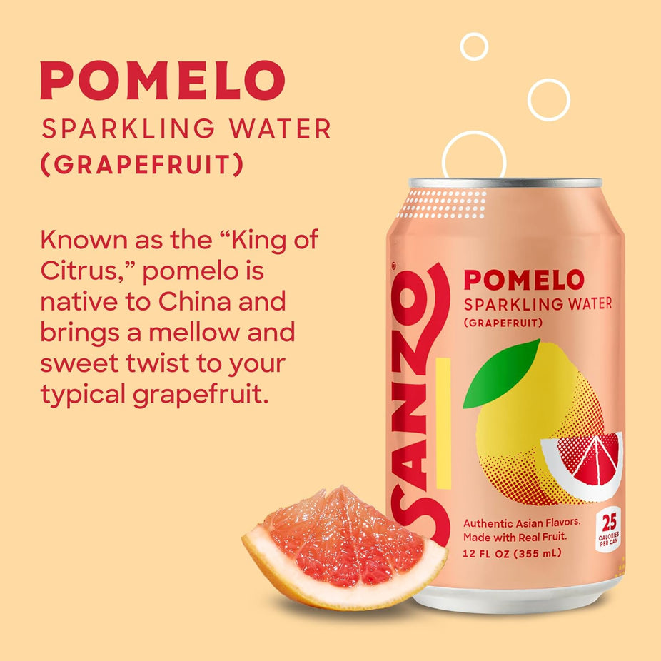 Pomelo Water Sparkling (12 Pack)