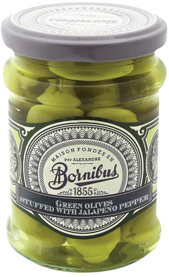 Green Olives Stuffed w Jalapeno