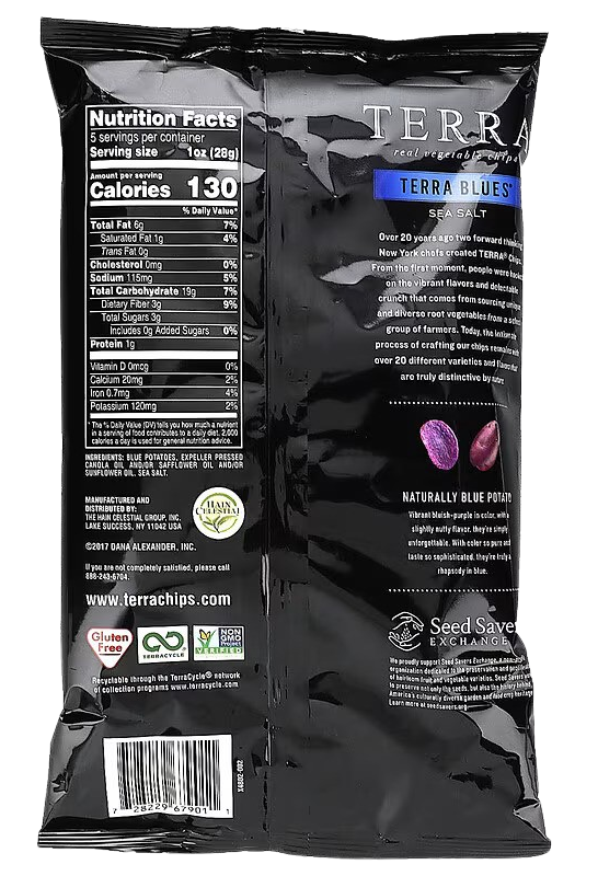Blues Sea Salt Vegetable Chips
