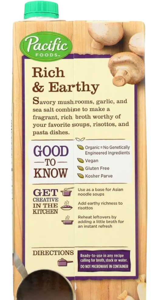 Gluten Free Mushroom Broth