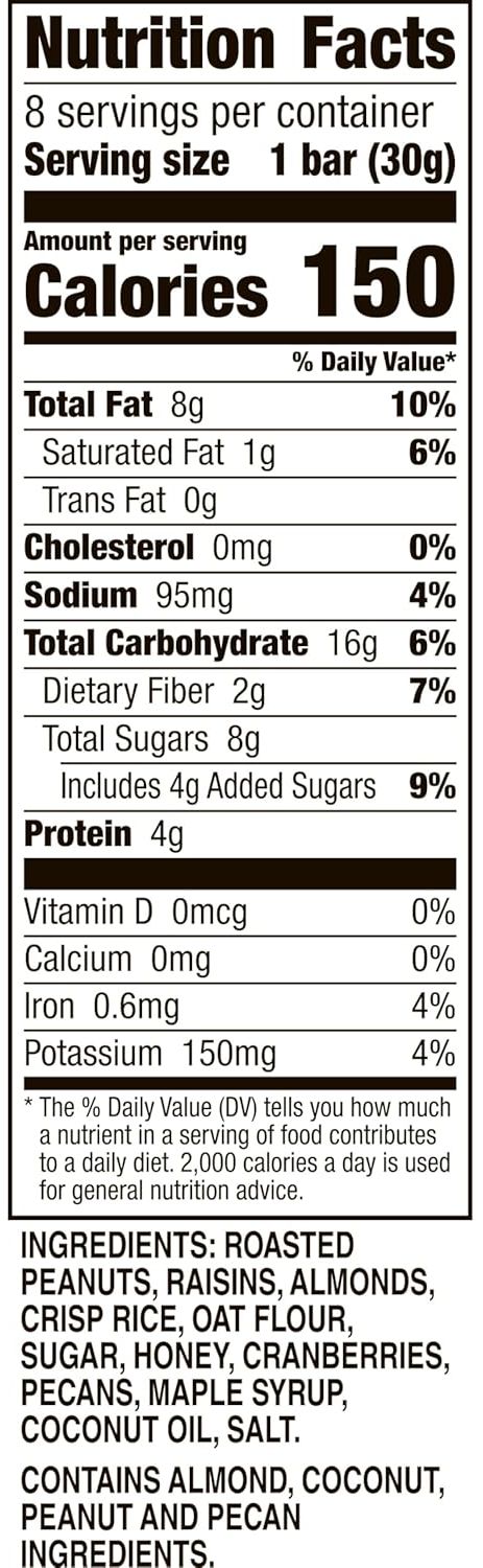 Trail Mix Bar Butter And Jelly (8 CT)