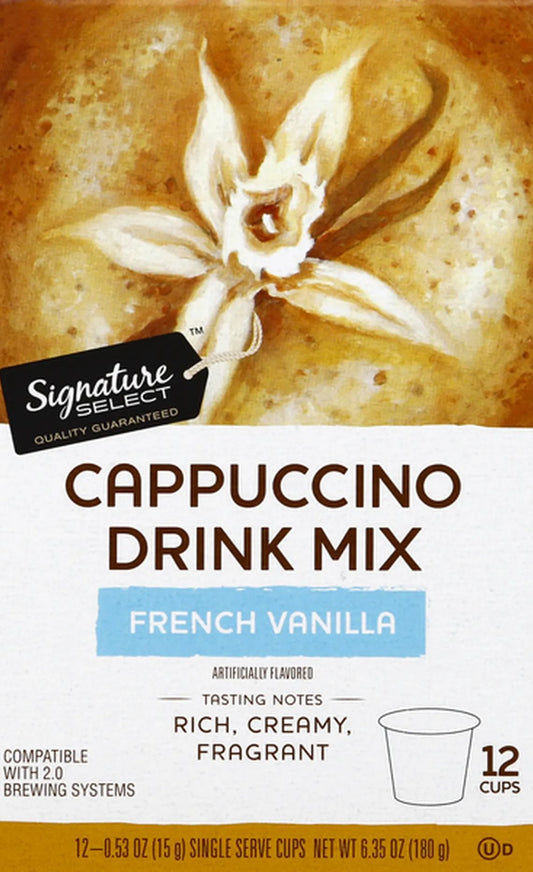 Signature Select French Vanilla Cappuccino K-cups (12 CT)