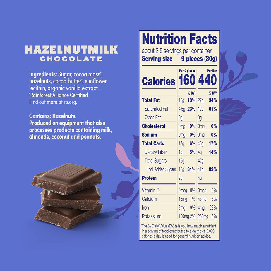 Hazelnut Milk Chocolate Bar