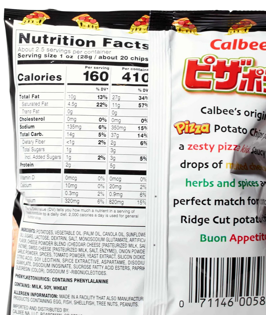 Pizza Potato Chips