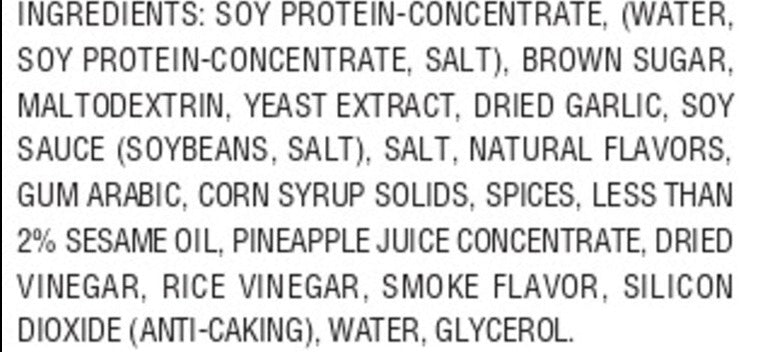 Plant-Based Teriyaki Jerky