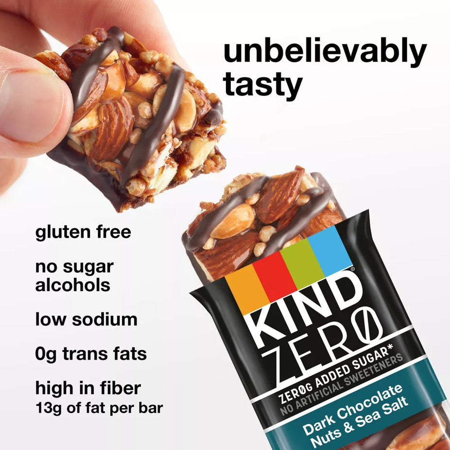 Zero Dark Chocolate Nuts & Sea Salt Bars (5 CT)