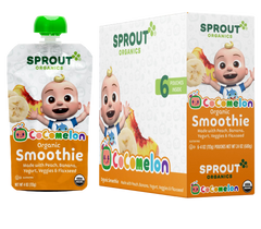 CoComelon Smoothie Peach Banana Yogurt Veggies (12+ Months) (6 Pack)