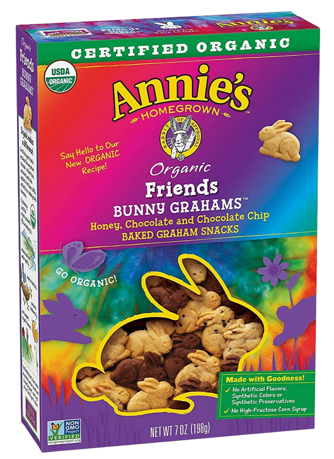 Organic Bunny Grahams Chocolate Chip & Honey Baked Snacks