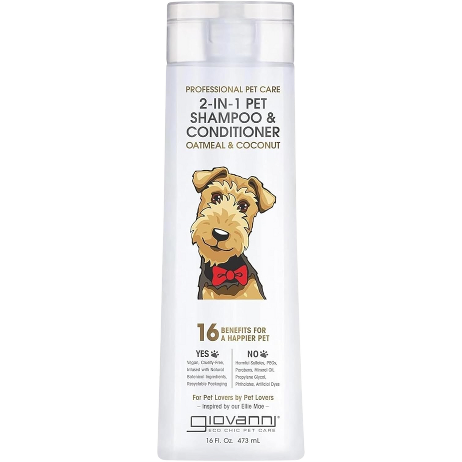 Oatmeal & Coconut 2-in-1 Pet Shampoo & Conditioner