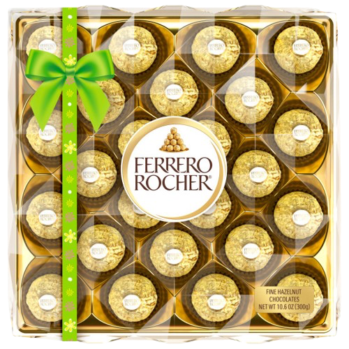 Fine Hazelnut Milk Chocolate Candy Glamond Gift Box (24 CT)