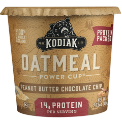 Peanut Butter Chocolate Chip Oatmeal Cup