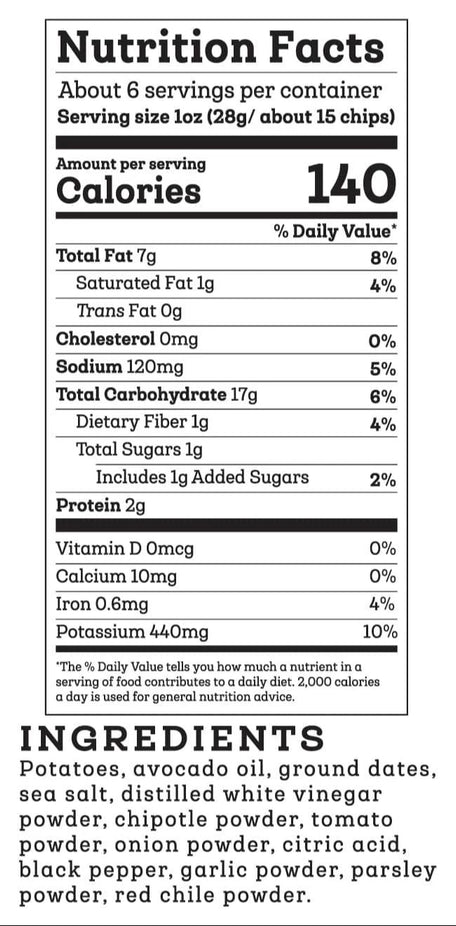 Chipotle BBQ Potato Chips