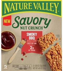 Savory Nut Crunch Bar - Smoky BBQ (5 Pack)