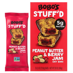 Stuff'd Gluten-Free Peanut Butter and Berry Jam Oat Bars (12 CT)