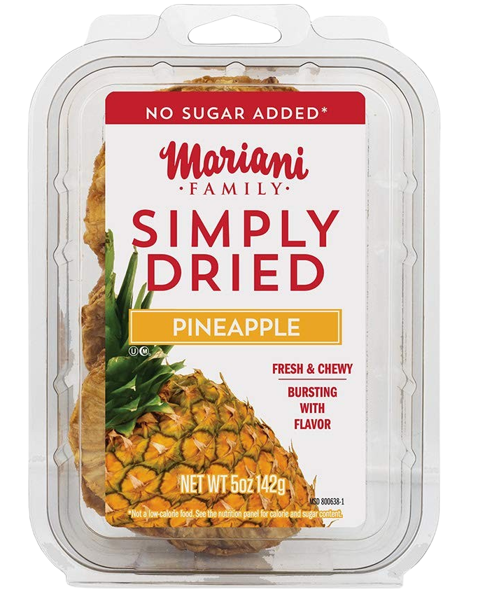 Dried Pineapple Rings - No Sugar Added