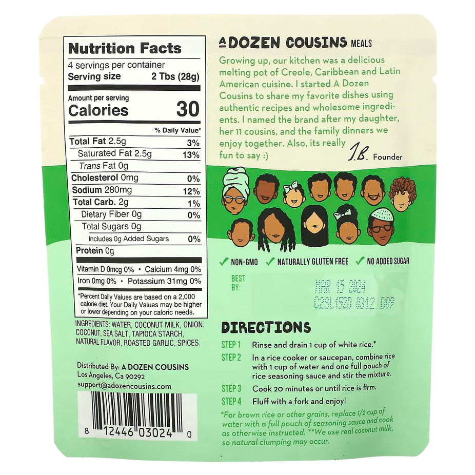 Caribbean Coconut Rice Seasoning Sauce (10 Pack)