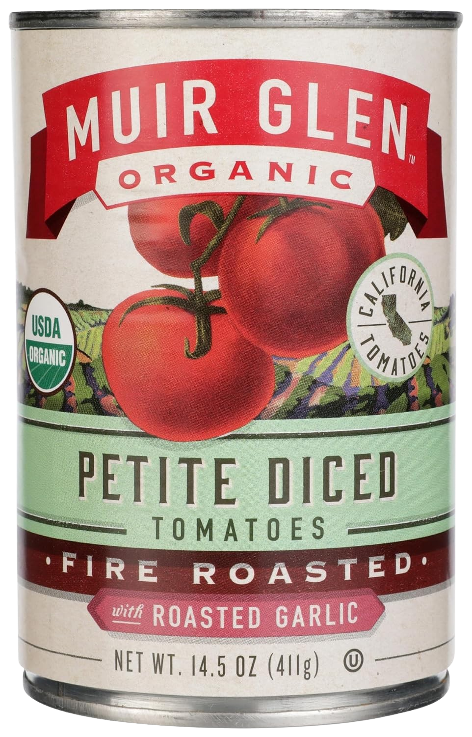 Muir Glen Organic Petite Diced Tomatoes Fire Roasted with Roasted