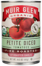 Organic Petite Diced Tomatoes - Fire Roasted with Roasted Garlic