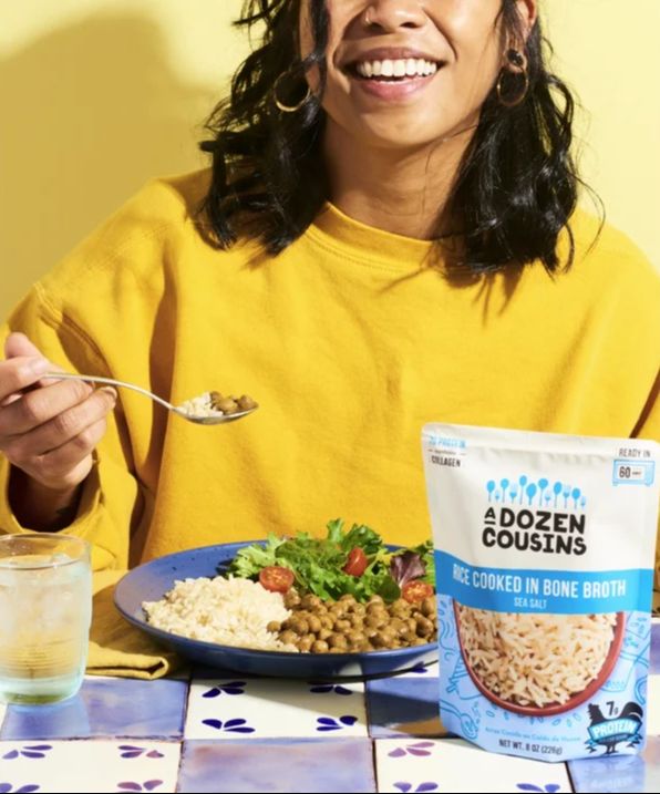 RTE Rice Cooked in Bone Broth Sea Salt (6 Pack)