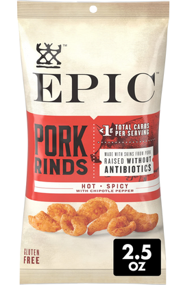 Hot + Spicy Pork Rinds