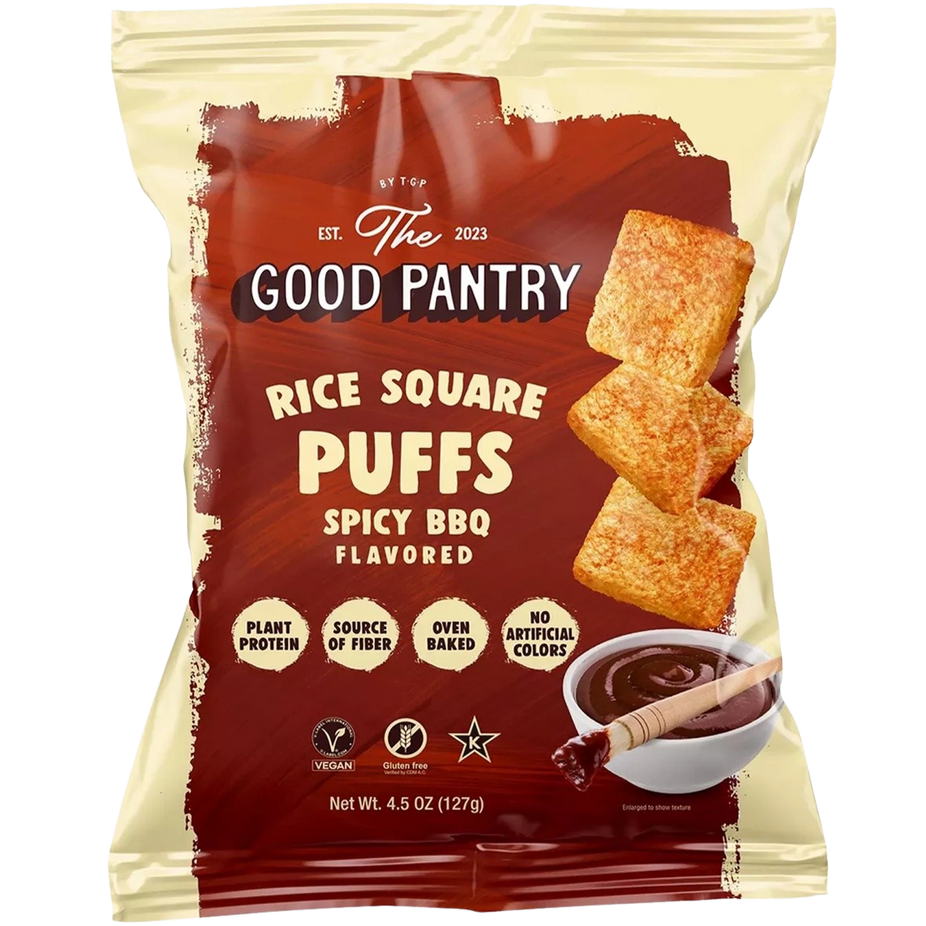 Rice Square Puffs - Spicy BBQ