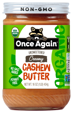 Unsweetened Organic Cashew Butter