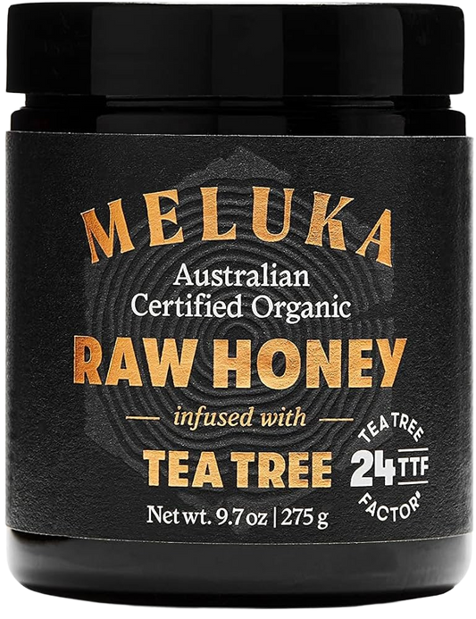 Raw Honey - Tea Tree Infused for Antioxidants