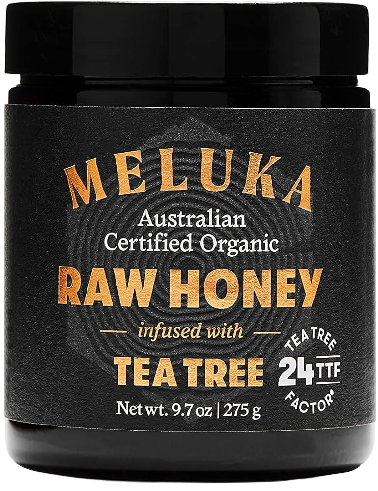 Raw Honey - Tea Tree Infused for Antioxidants