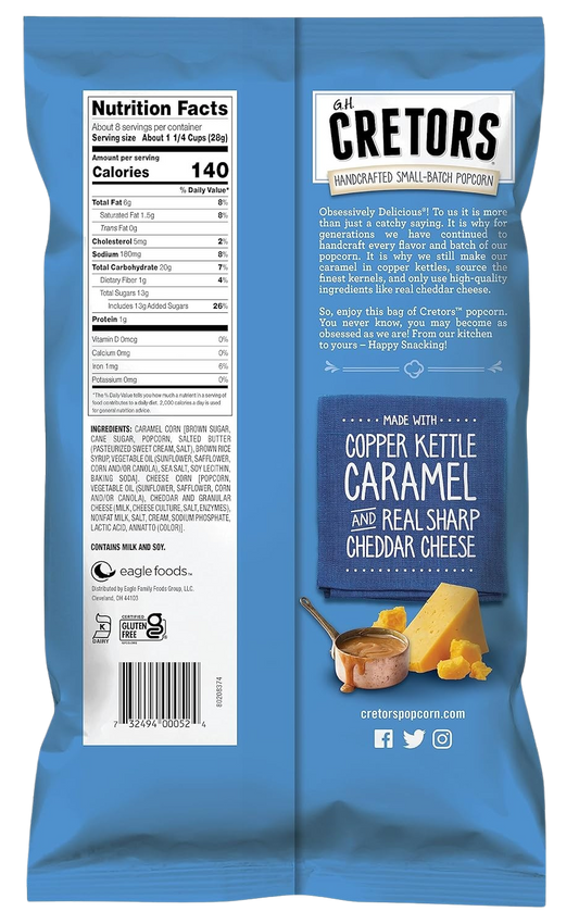 Cheese & Caramel Popcorn Mix