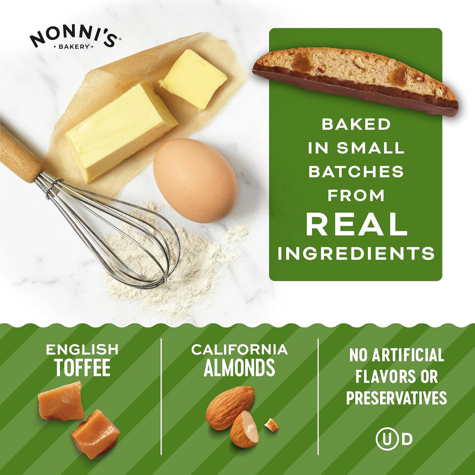 Toffee Almond Biscotti