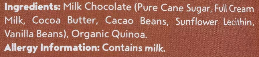 Milk Chocolate Quinoa Bites