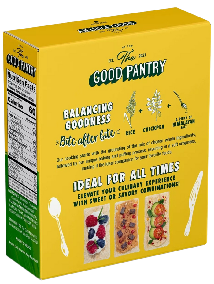 Rice Crispbread Chickpea