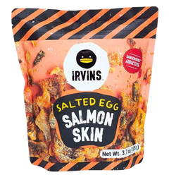 Spicy Salted Egg Salmon Skin