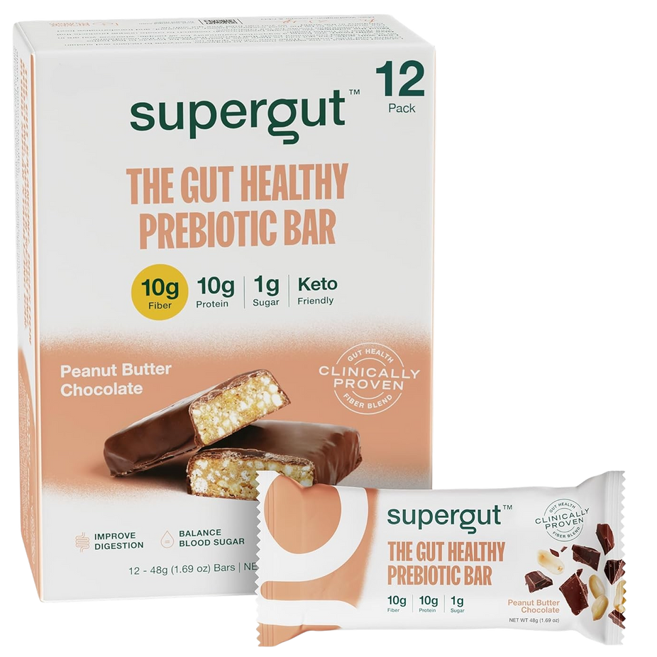 Peanut Butter Chocolate Prebiotic Bar (12 CT)