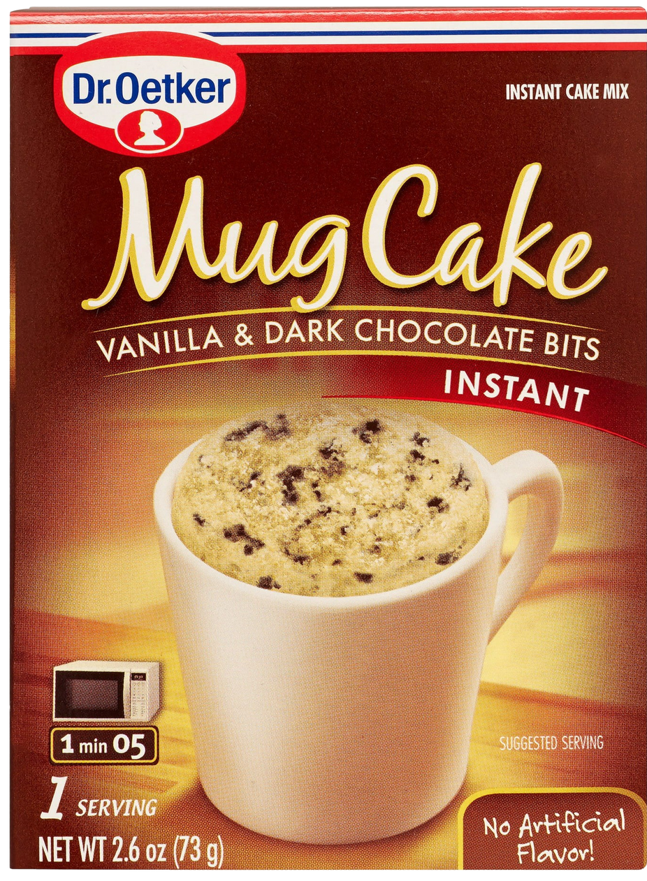 Vanilla & Dark Chocolate Bits Mug Cake