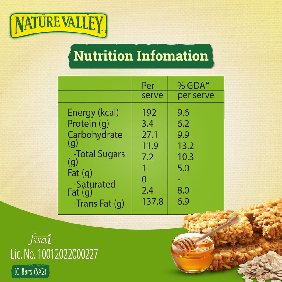 Granola Bars Oat & Honey (12 CT)