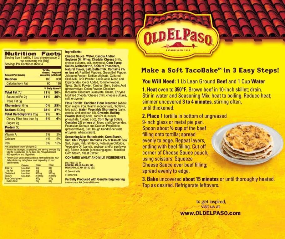 Dinner Kit - Soft TacoBake