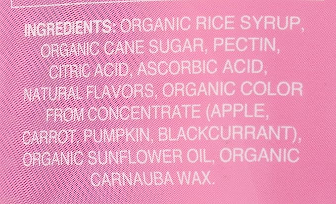 Organic Valentine Gummy Fruit