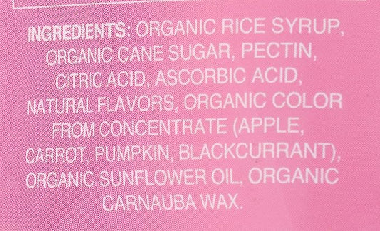 Organic Valentine Gummy Fruit