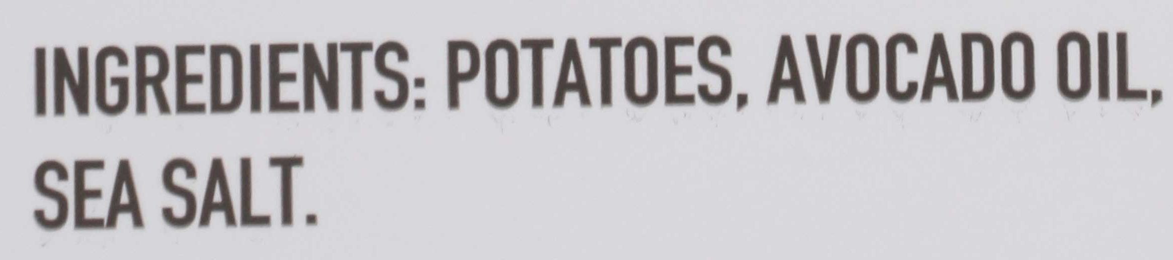 Avocado Oil Thin & Crispy Potato Chips Classic Sea Salt