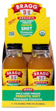 Pineapple Cayenne Apple Cider Prebiotic Shot (4 Pack)