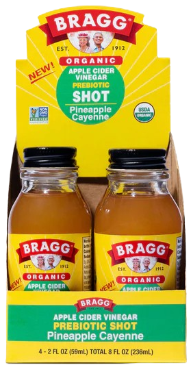 Pineapple Cayenne Apple Cider Prebiotic Shot (4 Pack)