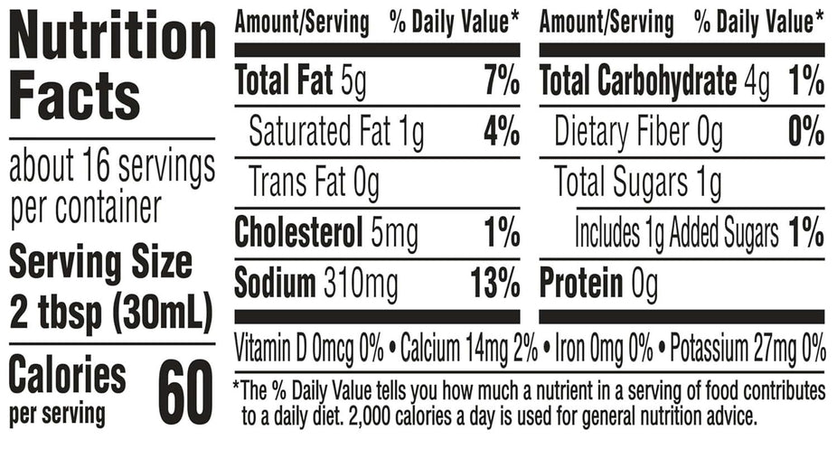 Original 16 oz Ranch Light Salad Dressing & Topping