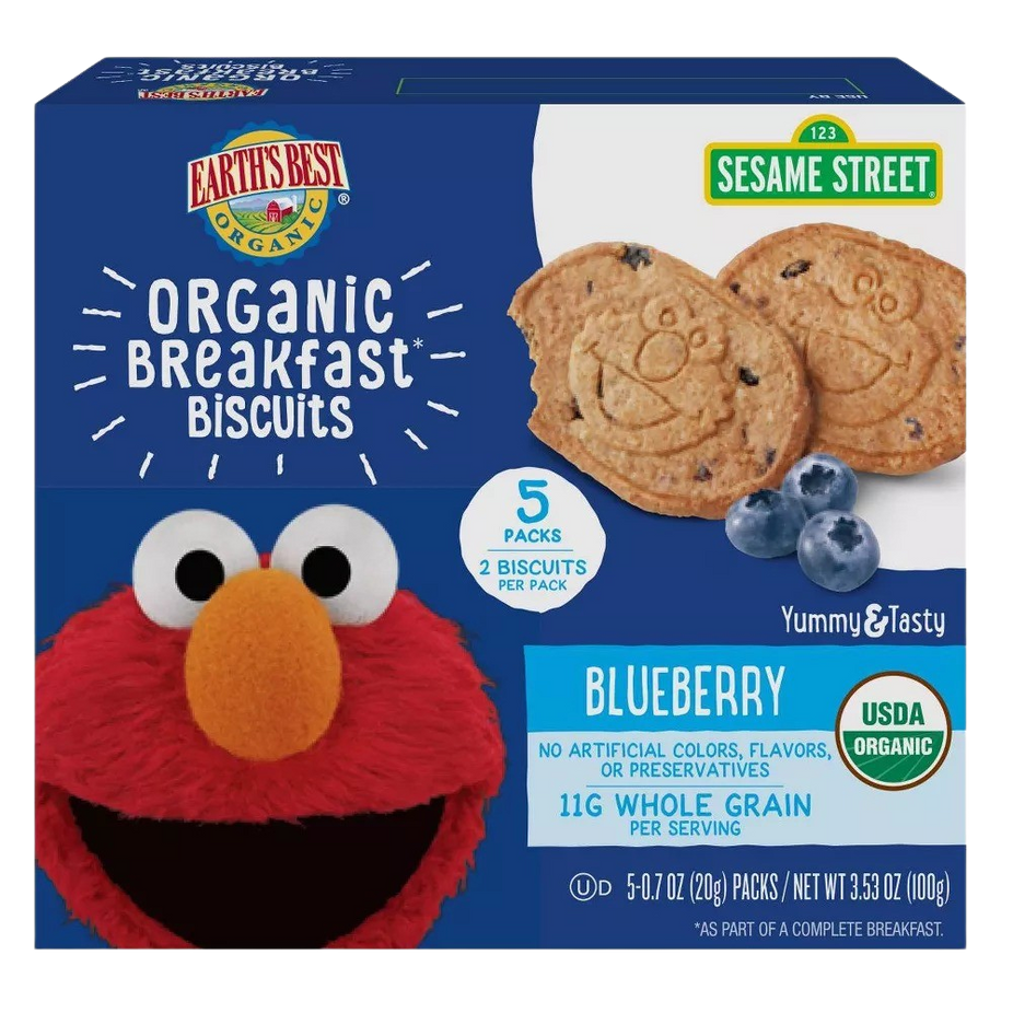 Organic Breakfast Biscuits - Blueberry