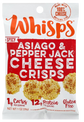 Asiago & Pepper Jack Cheese Crisps (8 Pack)