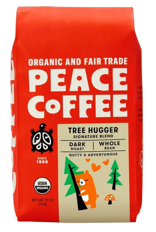 Tree Hugger Whole Bean Dark Roast Coffee (12oz)